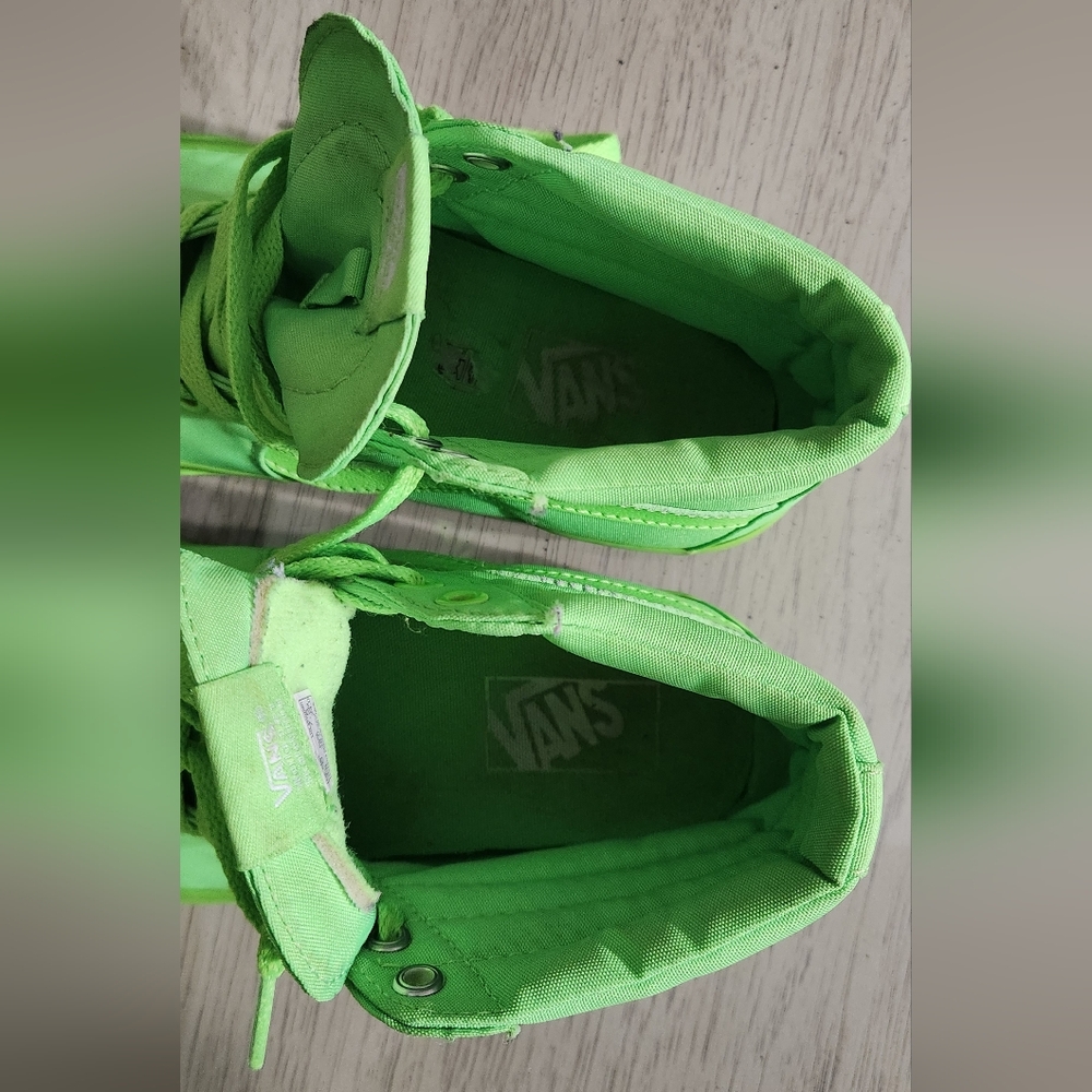 Vans Neon Green Sk8-hi - Picture 7 of 8